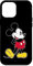Hülle für iPhone 12 Pro Max Disney Mickey Mouse Klassische Pose Schwarz