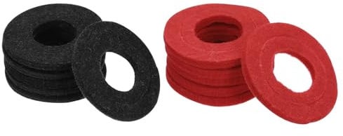 sourcing map 12 Pack Battery Terminal Anti-Corrosion Washers 46x20x30mm Battery Post Fiber Washers Protector 6 Red 6 Black