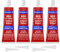 Mastic d'étanchéité pour moteur, joint de culasse en silicone, haute température, pour éviter les fuites des moteurs, des transmissions, des pompes et des compresseurs (rouge, 340 g)