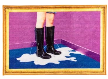 Seletti TAPPETO TOILETPAPER Home cm 60X90 Milky Boots 18191