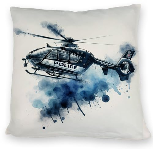 speecheese Police Hubschrauber Kissen Polizei-Einsatz Spielzeug Sicherheits-Fluggerät Fliegen Luftfahrt Rettung Abenteuer Kindergeschenk