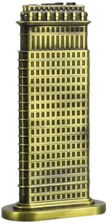 QianShi Flatiron Building Sculpture New York Building Statue Vintage Collection Figuren US Wahrzeichen Statue Welt Architektur Modell NY Souvenirs Artware Home Decor