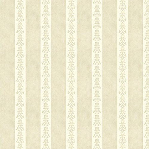 Confezione da 5 carta da parati a righe floreali beige chiaro in miniatura per casa delle bambole