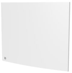 BESTHERM - Radiateur électrique fixe à inertie sèche fonte 1000W Bestherm BIA horizontal blanc