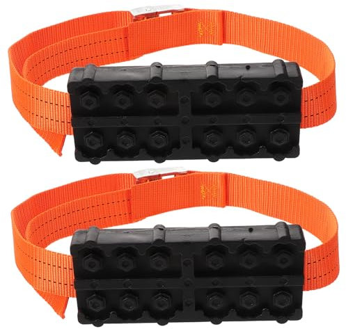 Gatuida 1paar Anti-rutsch Mud Tire Traction Mat Multifunktionale Schneematte Für Notfälle Für Terrains Geeignet Leicht Und Tragbar Hohe Belastbarkeit