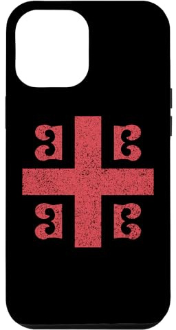 Serbisches Kreuz Flagge Wappen Serbien Orthodoxe Kirche Hülle für iPhone 12 Pro Max