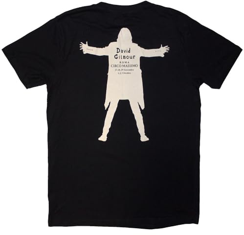 Rock Off officially licensed products David Gilmour Luck & Strange Fortuna E Strano T Shirt M Black