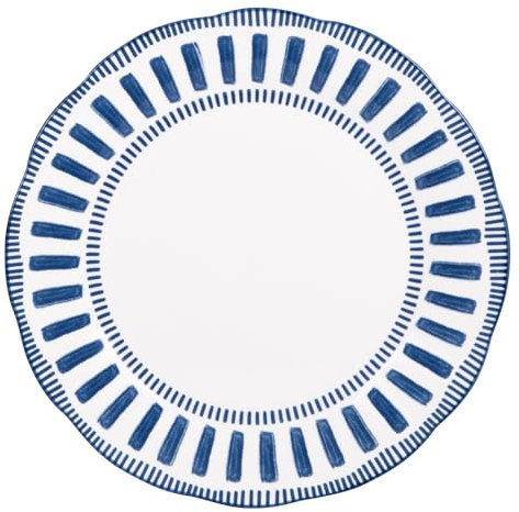 Table Passion - Assiette plate Napoli bleue 27 cm (lot de 6)