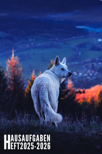 Hausaufgabenheft 2025/2026: Wolf - Schulplaner Für Grundschule, Mädchen, Jungen, Teenager Mit Wochenplaner Und Mehr| Viel Platz Für Fach, Aufgaben, Notizen
