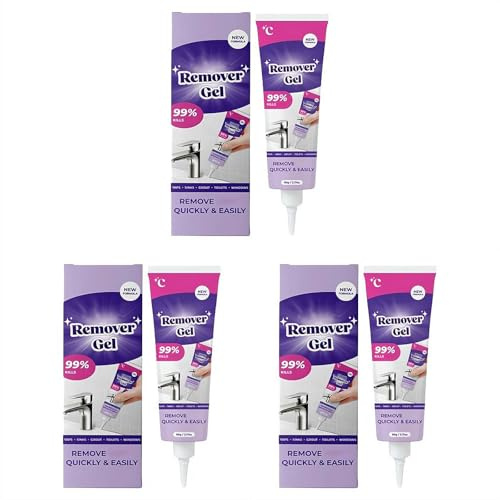 Gel removedor de moho para azulejos y lechada, fórmula de limpieza gruesa para baños, paredes y lavadoras, limpiador de moho y moho penetrante profundo (3 piezas)