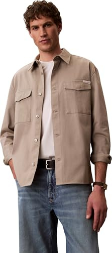 Calvin Klein Herren Ls Utility Chino Relaxed Overshi Lv04rf408g Jacken