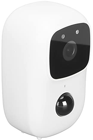 Yunseity Telecamera di Sicurezza per Esterni, WiFi Senza Fili Impermeabile 1080p HD, Visione Notturna a Infrarossi/rilevamento di Movimento Ai/Grangolo 170 °/Impermeabilthà IP65/Sensore