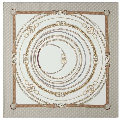 GUESS Tuch Foulard 90X90 Light Taupe