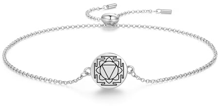Tara 925er Sterlingsilber, verstellbares Gliederarmband für Damen, feiner Schmuck, Totem-Symbol, Emblem, spirituelles Siegel