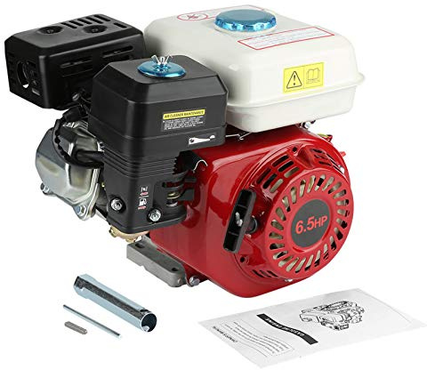 Marhynchus Motore a Benzina OHV a 4 Tempi 168F 6,5 Avviamento a Strappo con Carburatore Easy Start Basso Consumo di Olio per Generatori Pompe Motozappe