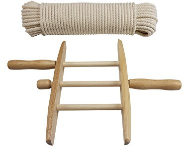 Haushalt-Krausse.de Wäscheleine Baumwolle 50m +Leinenwickler