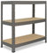 shelfplaza® 90x80x40cm PROFI Schwerlastregal grau/Metallregal mit 3 Böden à 200kg Tragkraft/Kellerregal Metall, Garagenregal, Werkstattregal oder Regal Lagerregal/Steckregal Metall