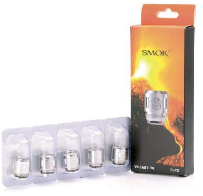 T8 Core Resistencia para Smok Tfv8 Baby (5 unidades) Head Coil