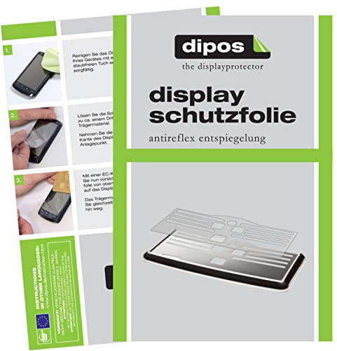 dipos 2X Matte Schutzfolie kompatibel mit Philips EP5346/10 – Perfekte Passform, für Abtropfblech und Abtropfgitter Kaffeemaschine Made in Germany