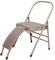 Training Yoga-Stuhl Iyengar Yoga-Stuhl Hilfsstuhl Bold Yoga-Stuhlhocker Haushaltshilfen Fitnessstuhl Umgekehrter Stuhl Klappstuhl Damengeschenk Fitness (Color : Khaki, Size : 46 * 90 * 80cm)