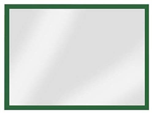 VELOFLEX 3604040 - Magnetrahmen DIN A4, 3 seitig mit Magnetstreifen, grün, Inforahmen, Dokumentenhalter, 5 Stück