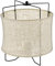 EGLO Tischlampe Bridekirk, 1 flammige Tischleuchte Vintage, Natur, Boho, Hygge, Nachttischlampe aus Stahl in Schwarz und Textil in Naturfarben, Wohnzimmerlampe, Lampe mit Schalter, E27 Fassung