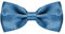 MASADA Herren Fliege Himmelblau glänzend und stufenlos verstellbar, handgefertigt mit Hakenverschluss - 12 x 6 cm 100% Polyester
