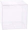 SagaSave 10 transparente Würfel-Boxen, kleine, transparente Würfel-Geschenkbox für Hochzeit, Babyparty, Halloween, Party, Gastgeschenk, Kuchen, Süßigkeiten, Schokolade, Verpackung 10 x 10 cm