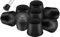 20 Paquet Embouts de protection de chaise, Embout pied de chaise Caoutchouc pied de chaise Protection Embouts, Rond Protege Pied de Chaise, Embout de Chaise, noir, Diamètre intérieur (19 mm - 20 mm)