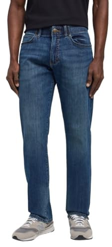 Lee Mens Straight Fit Xm Jeans, Maddox, 32W / 36L UK
