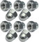 AERZETIX - C49608 - Set di 10 dadi ciechi M3 esagonali - testa bombata in forma rialzata cava - in acciaio inossidabile A2