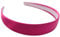 Topkids Accessories Satin Alice Headband Head Band Hairband Hair Band Women Adult Girls Kids School 60s 70s 80s Plain Aliceband 2.5cm 1 Thick Wide Hard (1 Alice Band, Fuschsia)