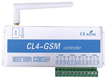 Kabellos, Smart Fernbedienung, GSM, Anrufsteuerung, System Switch Home Security Home Security CL4 – GSM EU Plug 220 V System 4 Kanäle Handy Schalter Fernbedienung S