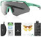 ROCKBROS Polarisierte Fahrradbrille mit 4 Wechselgläser Sonnenbrille Sportbrille für Damen Herren
