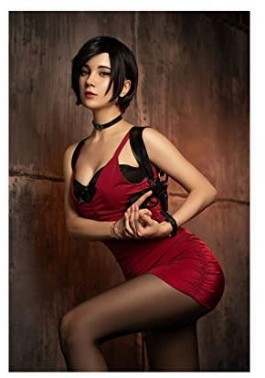 FISH DRAGATE Ada Wong Gaming-Poster 2 Leinwand-Poster, Wandkunst, Dekoration, Bild, Gemälde für Wohnzimmer, Schlafzimmer, Dekoration, Rahmen-Stil, 30 x 45 cm