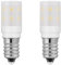 Noobibaba E14 Light Bulb for Sewing Machine Small Screw Fridge Bulb, 2W 6000K Cool White LED Replace 15W Incandecent Bulb, 2-Count Non-Dimmable