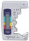 Kompakter Digitaler Batterietester mit LCD-Bildschirm, Tragbarer Batterietester, Batterietester-Prüfgerät für AAA AA C D 9V 1,55V Knopfzelle (Silber)