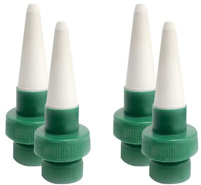 Boquilla De Riego Automático De Aspersión De Riego Gota De Cerámica 4PCS, El Automático De Riego De Botellas De Agua Planta Interior Y Exterior De Irrigación Gota De Gota