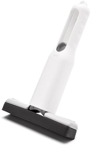 MVPACKEEY Mini Squeeze Mop, Hand-washable Desktop Cleaning Mini Mop, Absorbent Sponge Head, Kid's Wet and Dry Mop for Bathroom Kitchens Tableware Desktop Car Glass(White)
