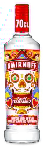 Smirnoff | Spicy Tamarind | Flavoured Vodka | 30% vol | 70cl | New Flavour | Feel The Heat | Bottle