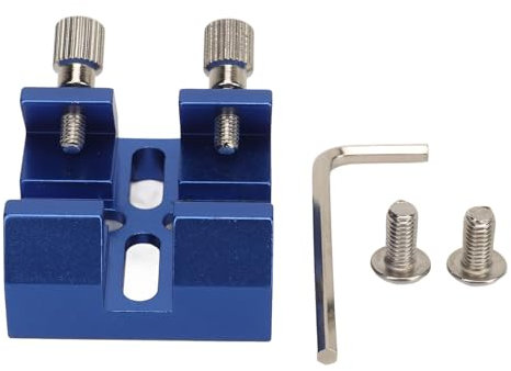 Universal Dovetail Base for Finder Scope, Aluminium Alloy Optical Telescope Finderscope Mount Bracket, Telescope Finderscope Mount Dovetail Slot Plate (Blue)
