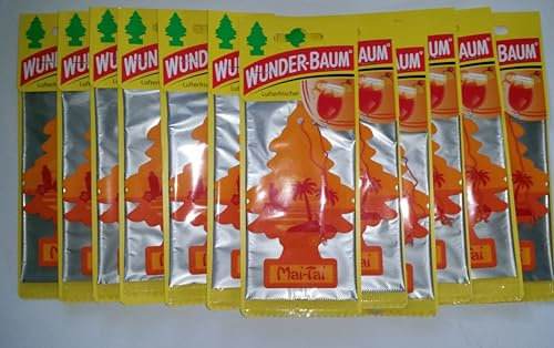 12 x WUNDER- BAUM Mai Tai Auto Duftbaum Lufterfrischer Airfreshener