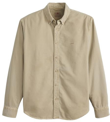 Levi's Men's Authentic Button DOWN Shirt, Colby Vintage Khaki, XL