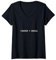 Damen Taucheruhr 300 m = 300 m Submariner Funny Horology T-Shirt mit V-Ausschnitt