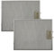vhbw 2 x Filter Metal Grease Filters Compatible with Neff D86EH52N0/03, D86EH52N0B/01, D86EH52N0B/02 Cooker Hood - 34.9 x 29.6 x 0.8 cm, Metal