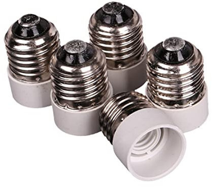 5 pcs convertisseur de Douille de Titulaire E27 à E14, vis à vis Moyen à la vis de Base de la visquette intermédiaire