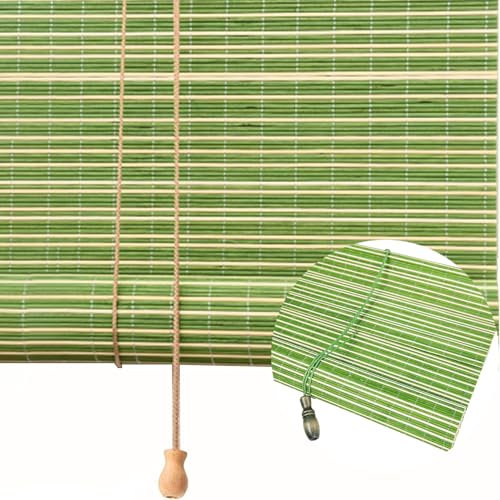 Tende da sole in bambù per finestre, tende da sole naturali e retrò, design traspirante, per uso interno ed esterno