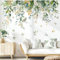wondever Wandtattoo Tropische Pflanze Blätter Grüne Wandaufkleber Hängende Palmenblätter Blumen Wandsticker Wanddeko für Wohnzimmer Schlafzimmer Sofa Hintergrund
