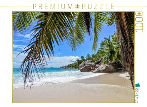 CALVENDO Puzzle ANSE Lazio auf Praslin | 1000 Teile Lege-Größe 64 x 48 cm Foto-Puzzle für glückliche Stunden