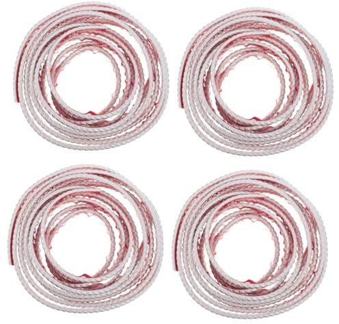 Angoily 4 Rollen Soft Line Bordüre Abnehmbare Tapete Abziehbares Klebeband Abzieh Und Aufklebeband Zierleiste Für Wandecken Haken Zum Aufkleben Von Fliesen Selbstklebende